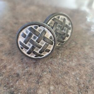 Knob lattice metal round door pull 2 pieces hobbby lobby rustic white wash strip